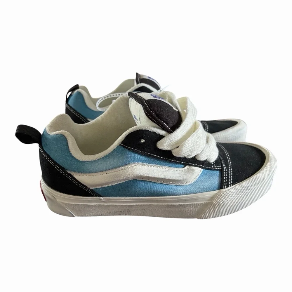 Vans Knu Skool Wave Washed Bluestone Womens Size 6 Casual Sneakers VN000CRPJCN